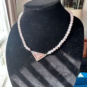 Upcycled Designer Charm Necklace